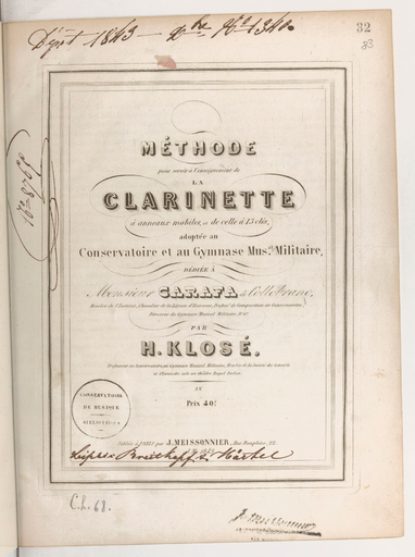 Characteristic Studies for Clarinet - Nos. 11-15 (1898 English Edition) - Exercises: 11 - 15
