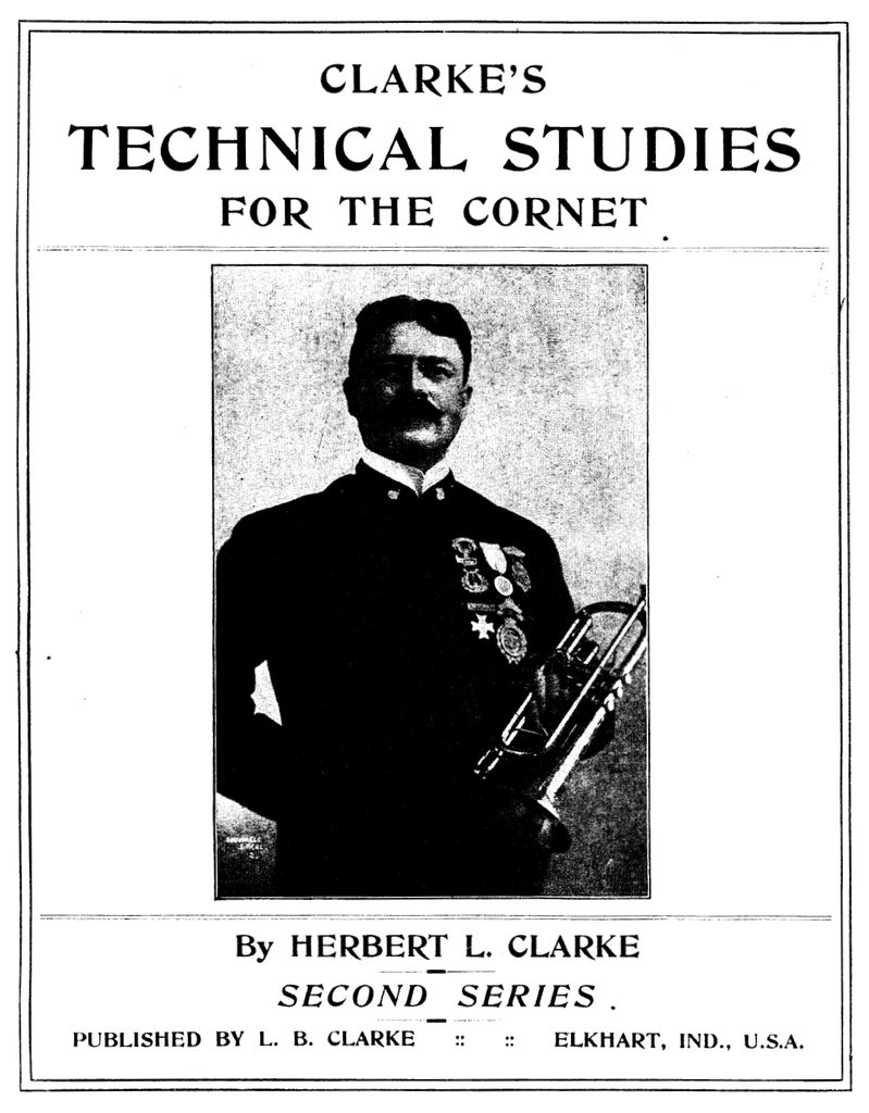 Clarke Technical Studies for Trumpet - Studies 1-10 - Exercises: 1 - 9