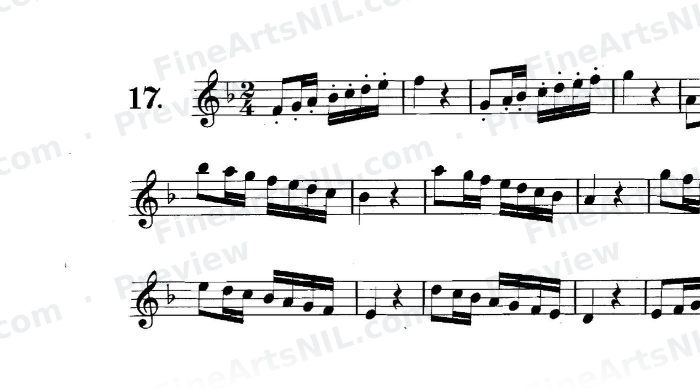 Scale Studies - Major Scales / No. 17