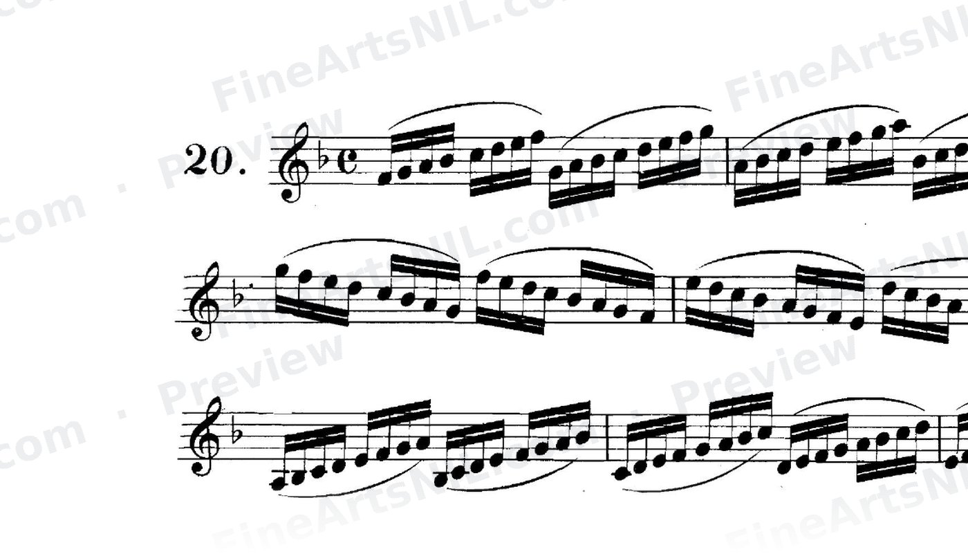 Scale Studies - Major Scales / No. 20