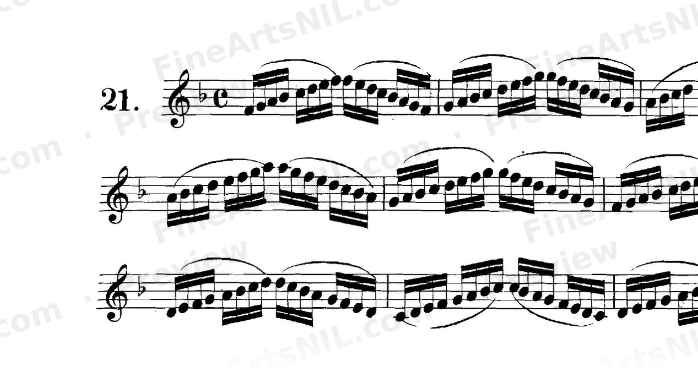 Scale Studies - Major Scales / No. 21