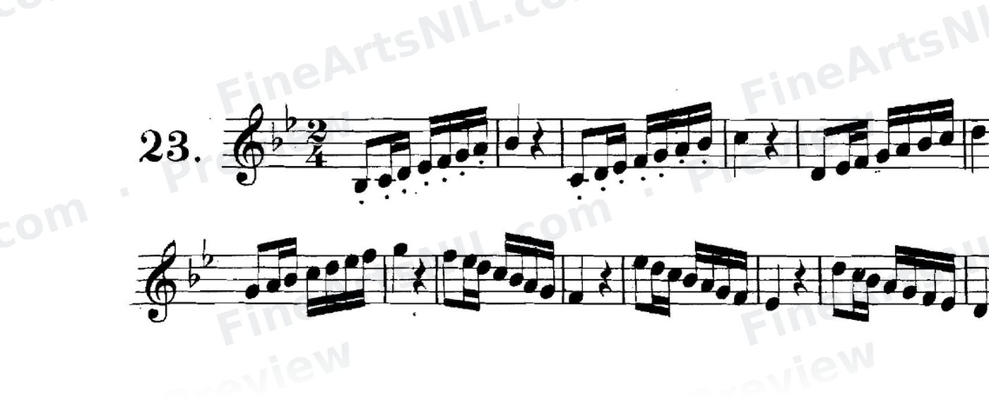 Scale Studies - Major Scales / No. 23