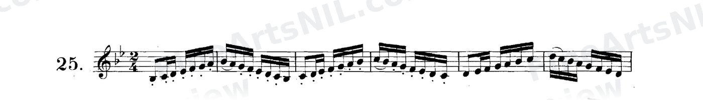 Scale Studies - Major Scales / No. 25