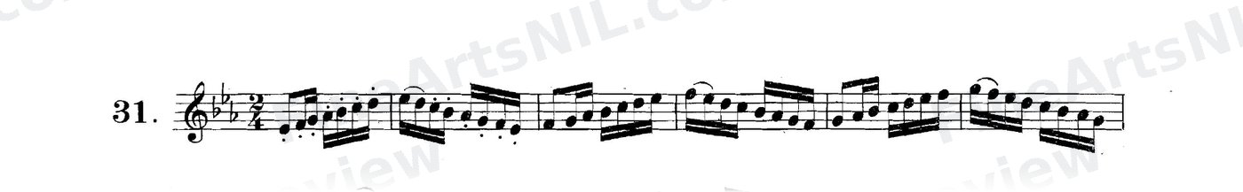 Scale Studies - Major Scales / No. 31
