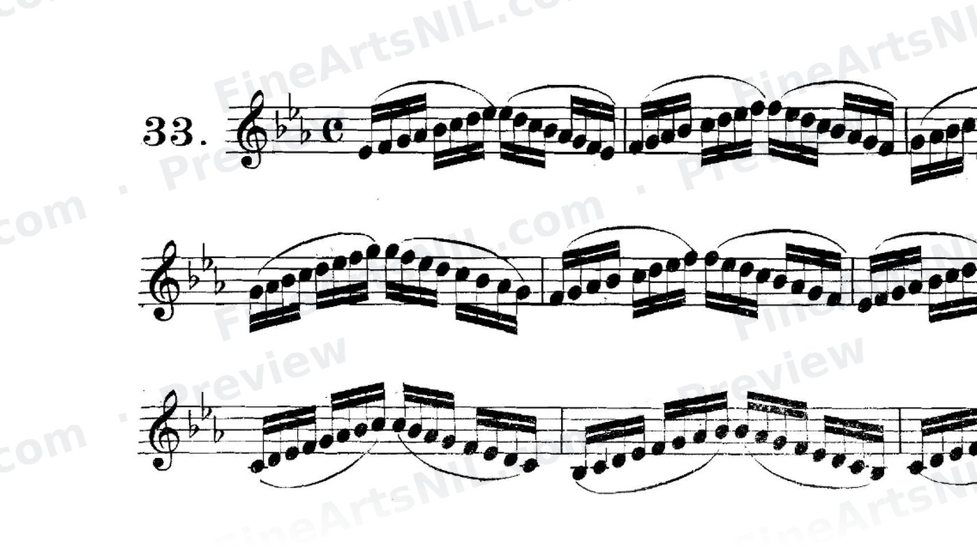 Scale Studies - Major Scales / No. 33