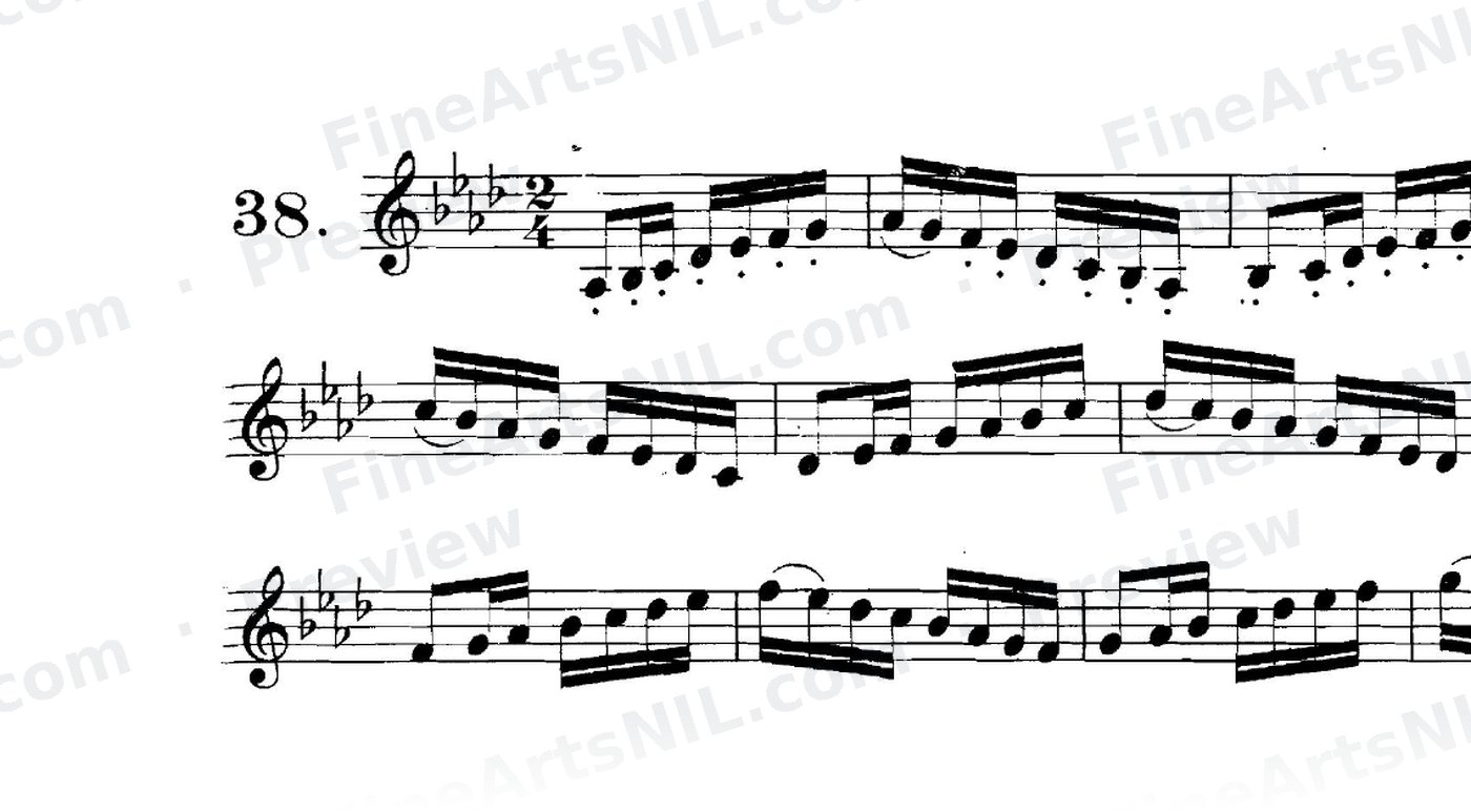Scale Studies - Major Scales / No. 38