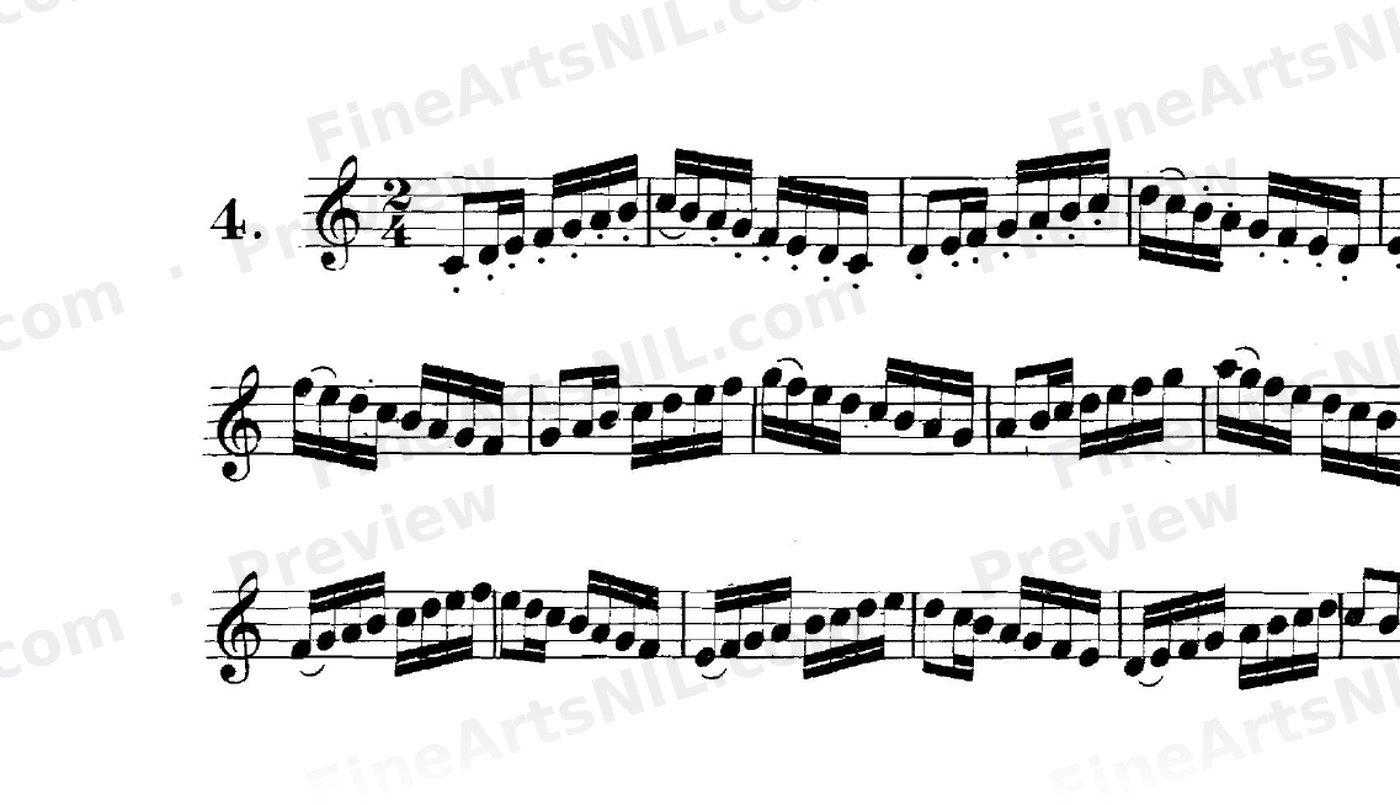 Scale Studies - Major Scales / No. 4