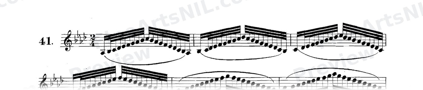 Scale Studies - Major Scales / No. 41