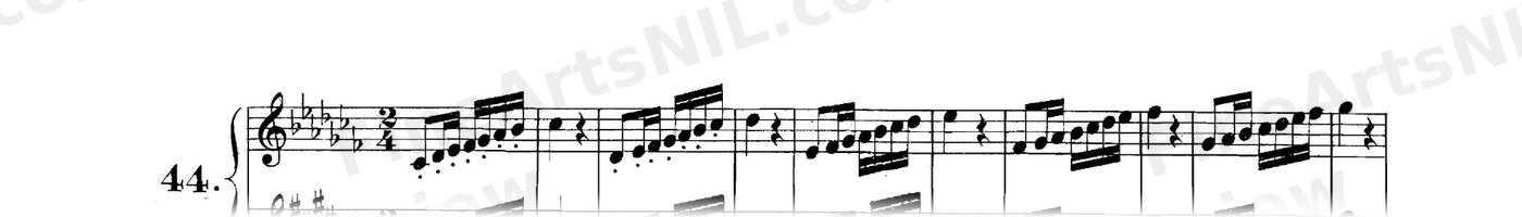 Scale Studies - Major Scales / No. 44