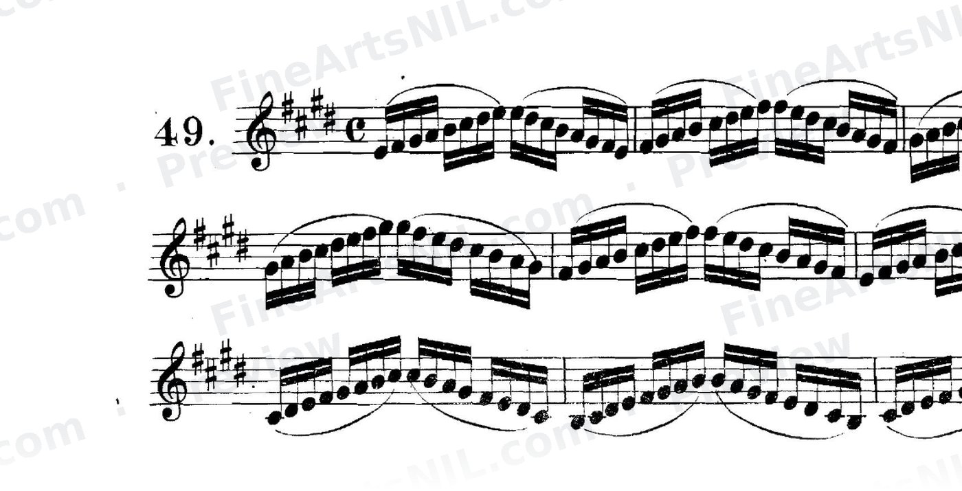 Scale Studies - Major Scales / No. 49