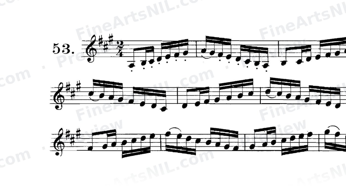Scale Studies - Major Scales / No. 53