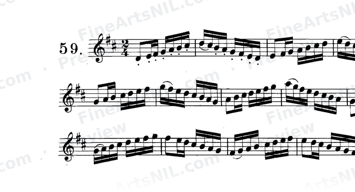 Scale Studies - Major Scales / No. 59