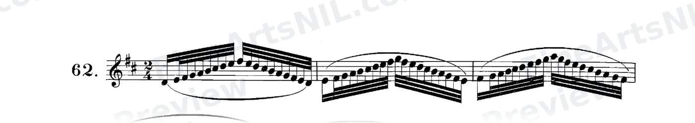 Scale Studies - Major Scales / No. 62