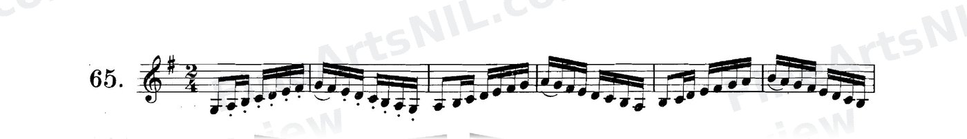 Scale Studies - Major Scales / No. 65