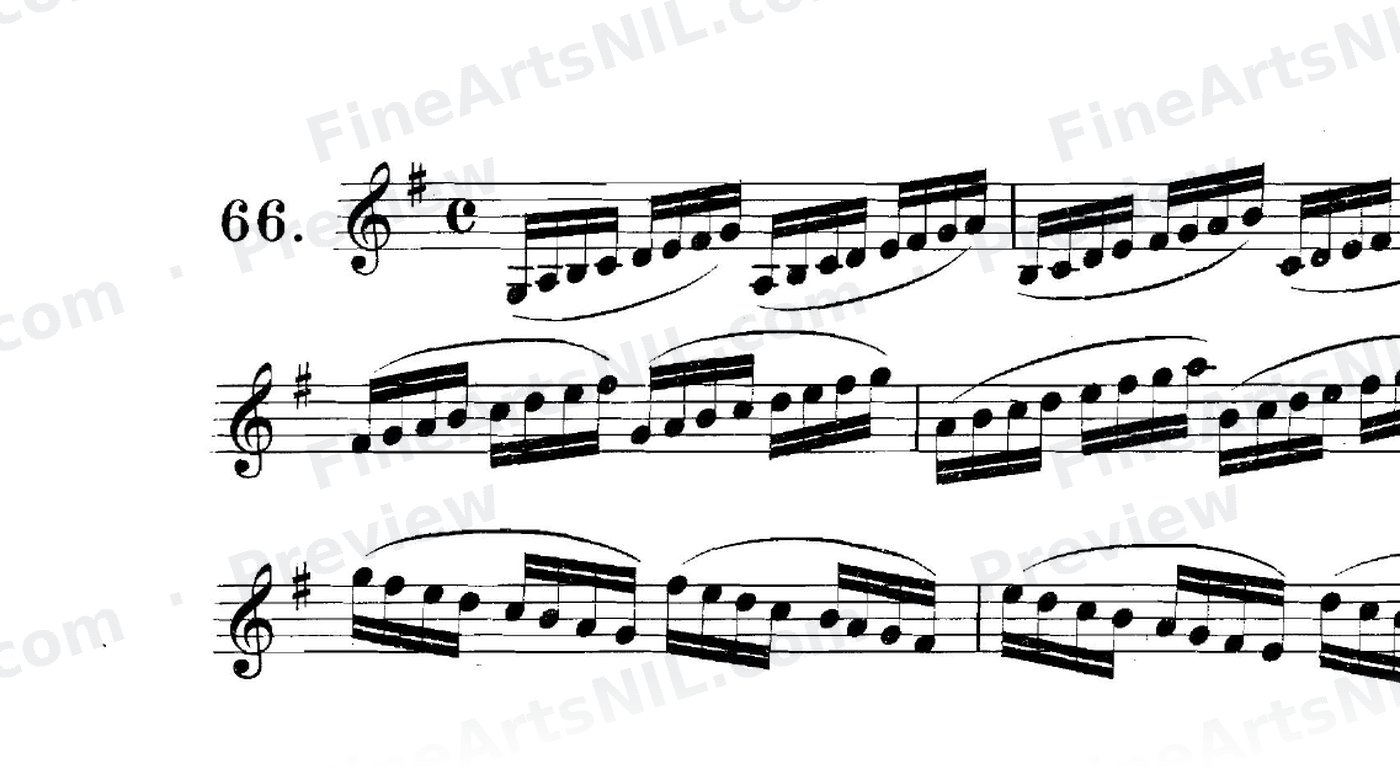 Scale Studies - Major Scales / No. 66
