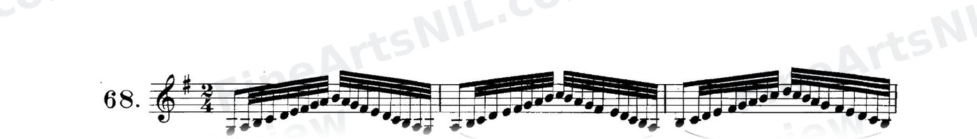 Scale Studies - Major Scales / No. 68