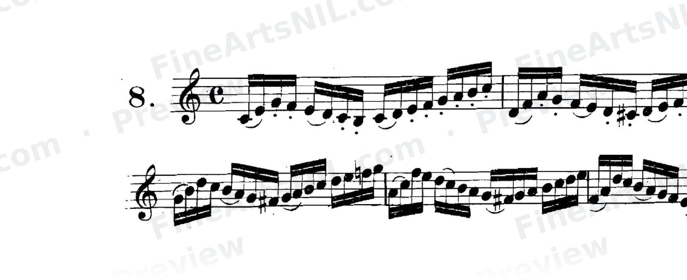 Scale Studies - Major Scales / No. 8
