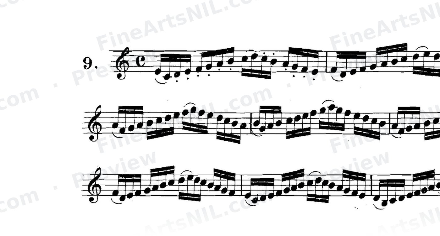Scale Studies - Major Scales / No. 9