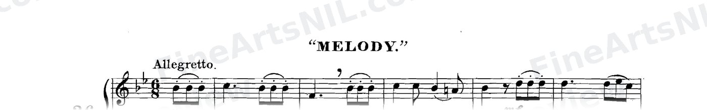 Sixty-eight Duets for Two Cornets / No. 36 / Melody.