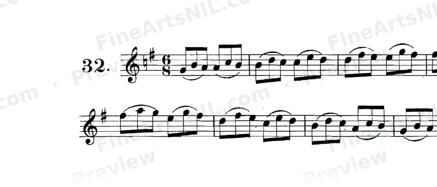 Studies on the Slur (or Legato) / No. 32