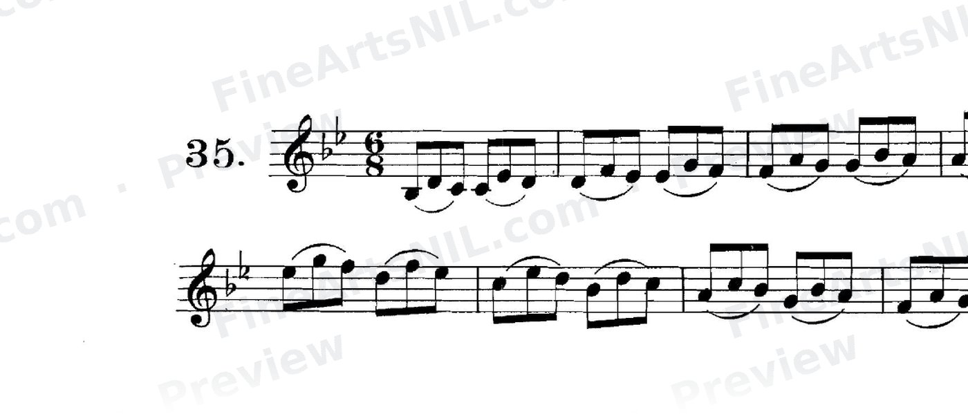 Studies on the Slur (or Legato) / No. 35