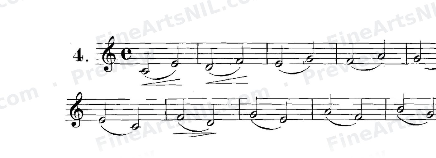Studies on the Slur (or Legato) / No. 4
