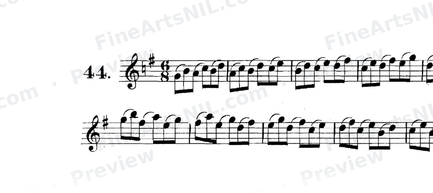 Studies on the Slur (or Legato) / No. 44