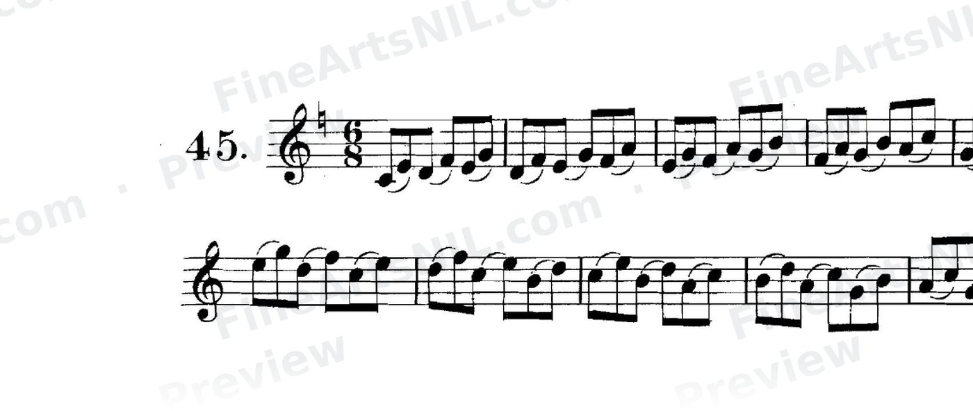 Studies on the Slur (or Legato) / No. 45