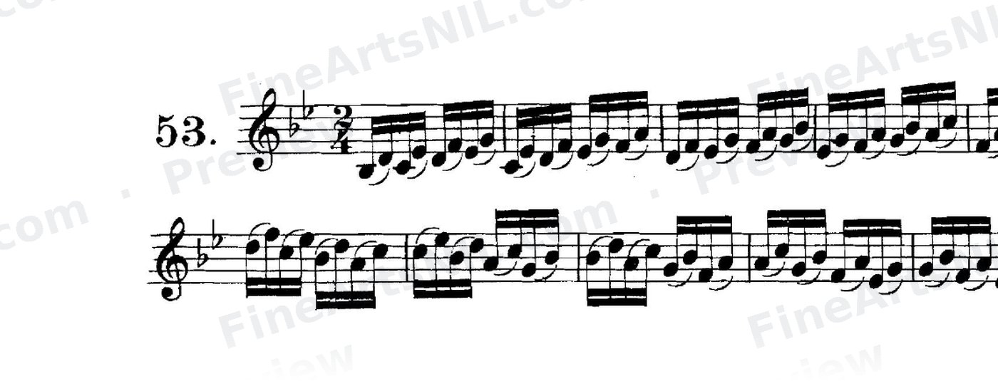 Studies on the Slur (or Legato) / No. 53