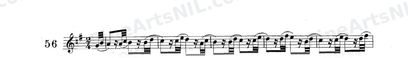 Studies on the Slur (or Legato) / No. 56