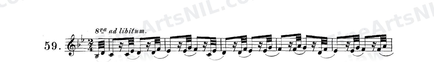 Studies on the Slur (or Legato) / No. 59