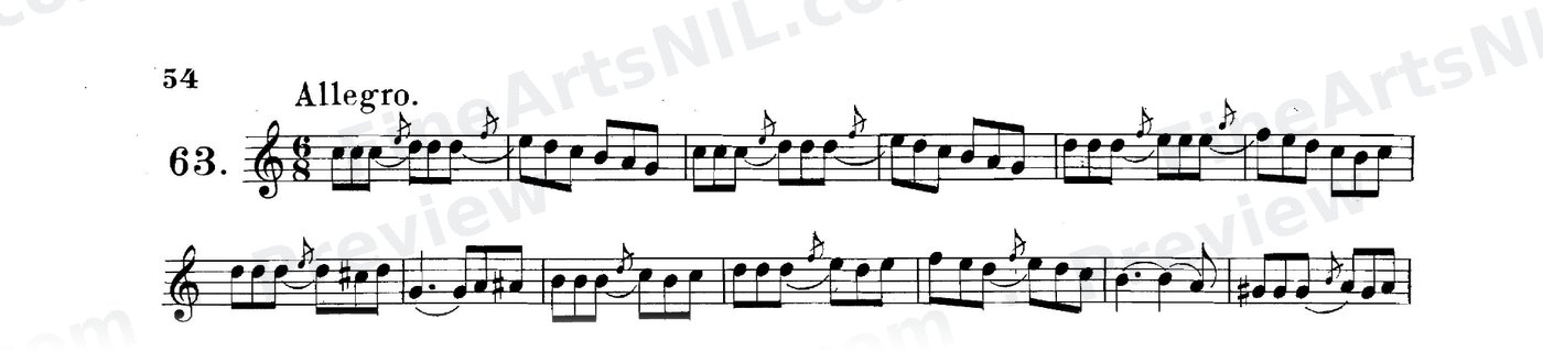 Studies on the Slur (or Legato) / No. 63