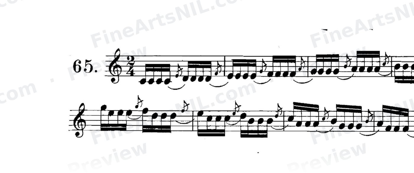 Studies on the Slur (or Legato) / No. 65