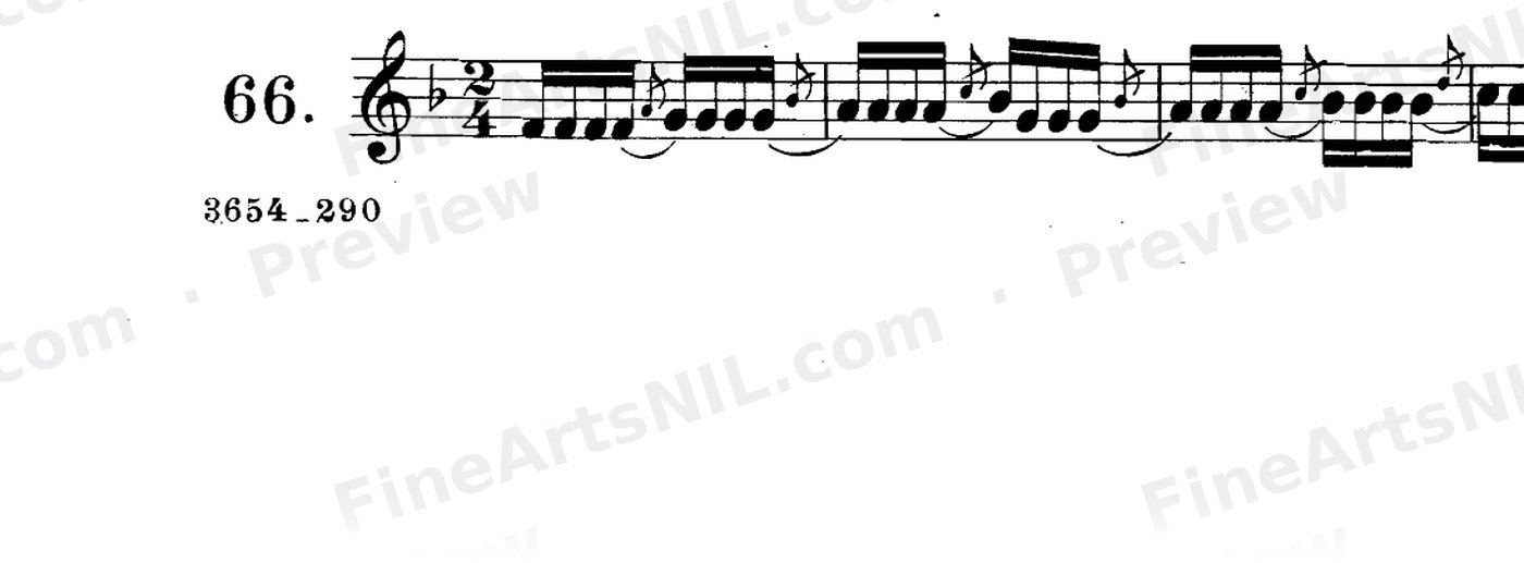 Studies on the Slur (or Legato) / No. 66