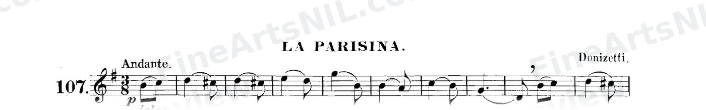 The Art of Phrasing / No. 107 / La Parisina.