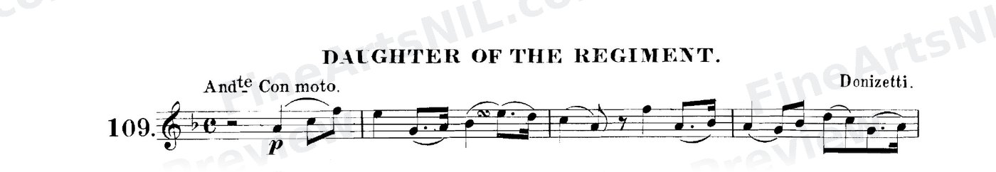 The Art of Phrasing / No. 109 / Daughter of the Regiment.