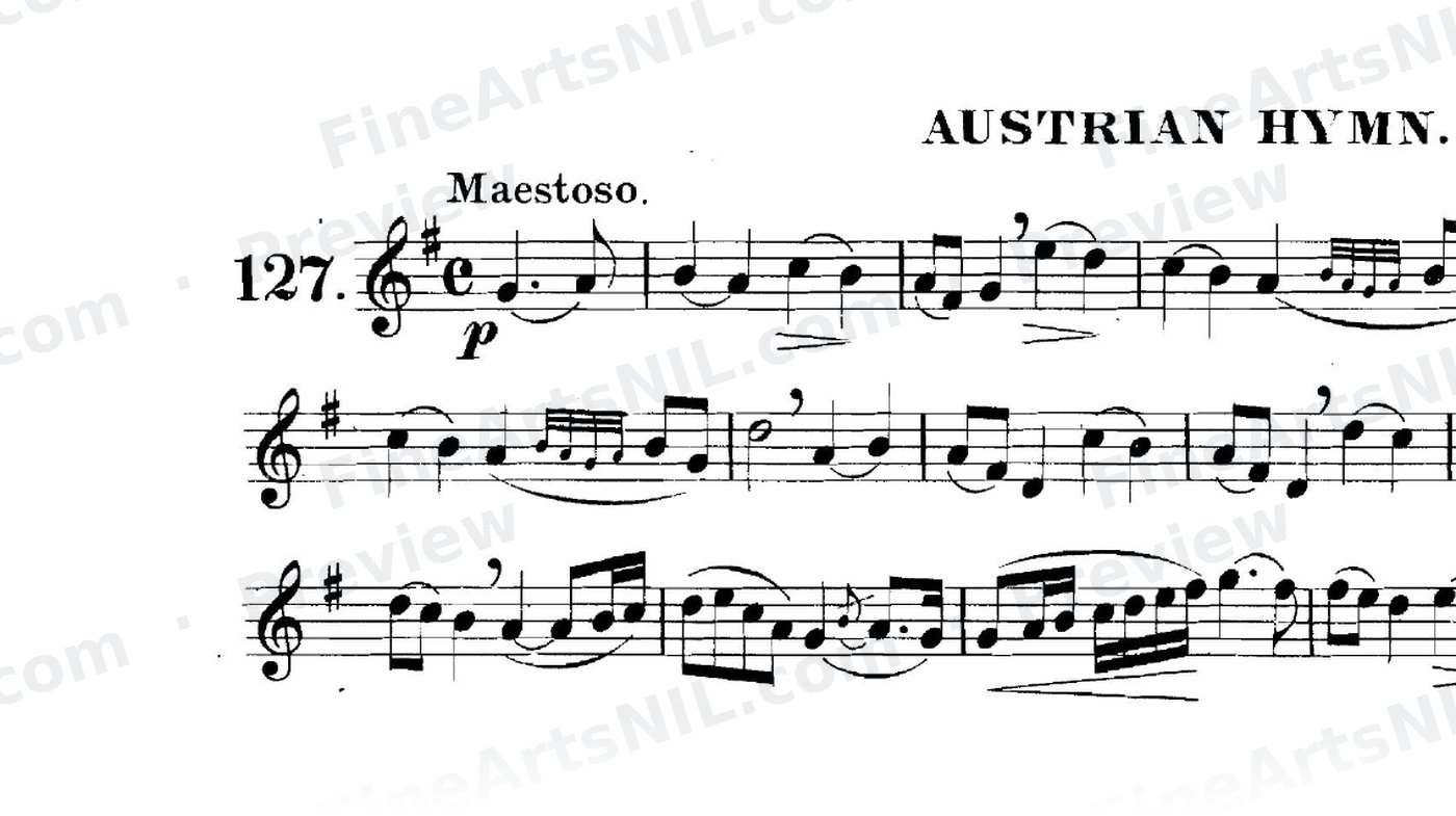 The Art of Phrasing / No. 127 / Austrian Hymn.