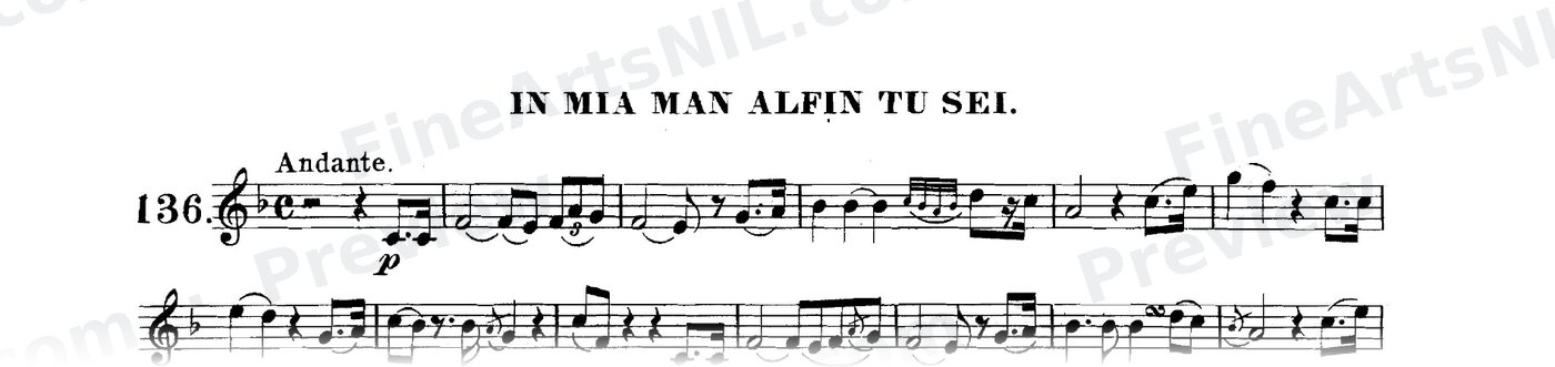 The Art of Phrasing / No. 136 / In Mia Man Alfin Tu Sei.