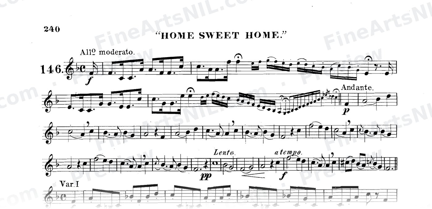 The Art of Phrasing / No. 146 / Home Sweet Home.