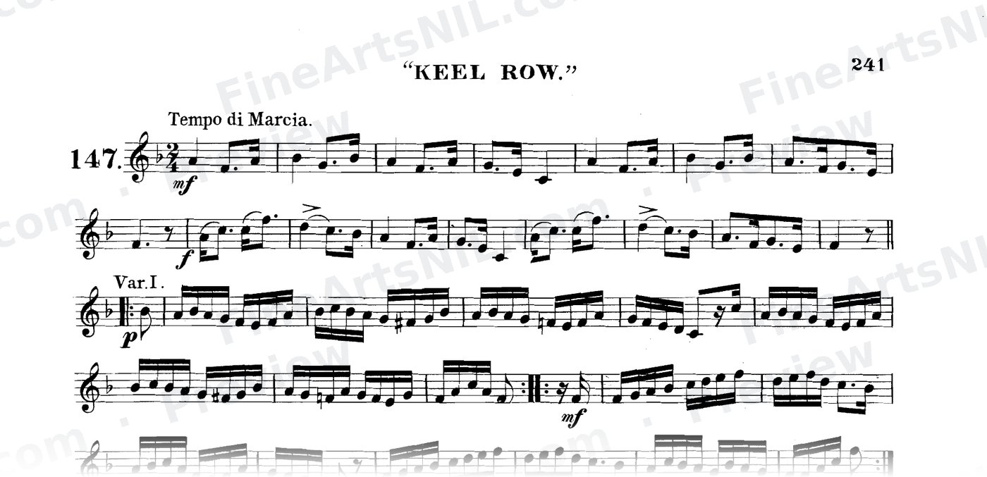 The Art of Phrasing / No. 147 / Keel Row.