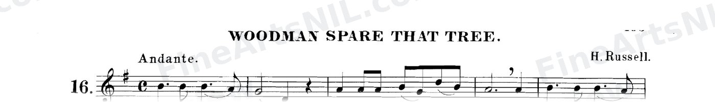 The Art of Phrasing / No. 16 / Woodman Spare That Tree.