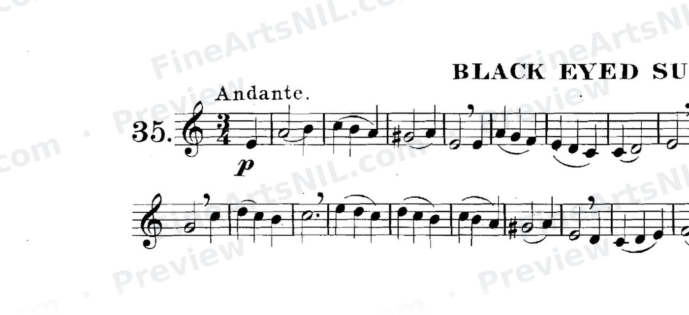 The Art of Phrasing / No. 35 / Black Eyed Susan.