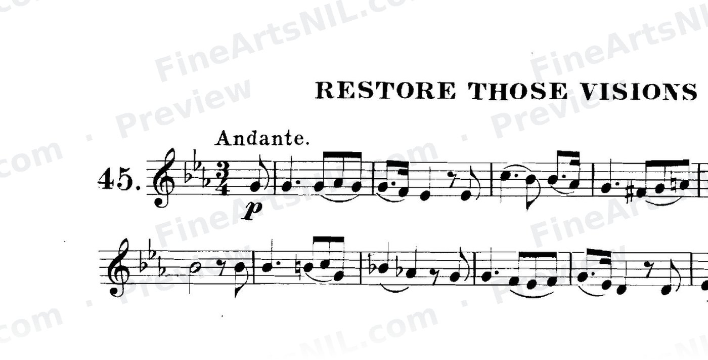 The Art of Phrasing / No. 45 / Restore Those Visions Bright.