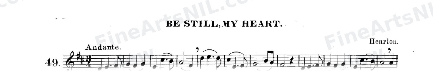 The Art of Phrasing / No. 49 / Be Still, My Heart.