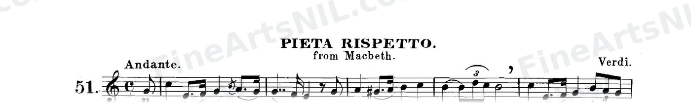 The Art of Phrasing / No. 51 / Pieta Rispetto, from Macbeth.
