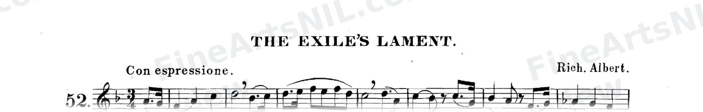 The Art of Phrasing / No. 52 / The Exile's Lament.
