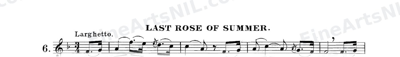 The Art of Phrasing / No. 6 / Last Rose of Summer.