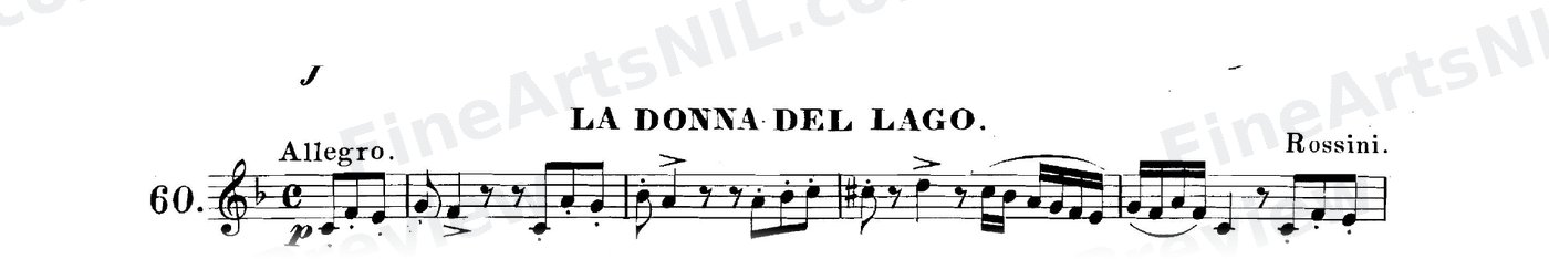 The Art of Phrasing / No. 60 / La Donna del Lago.