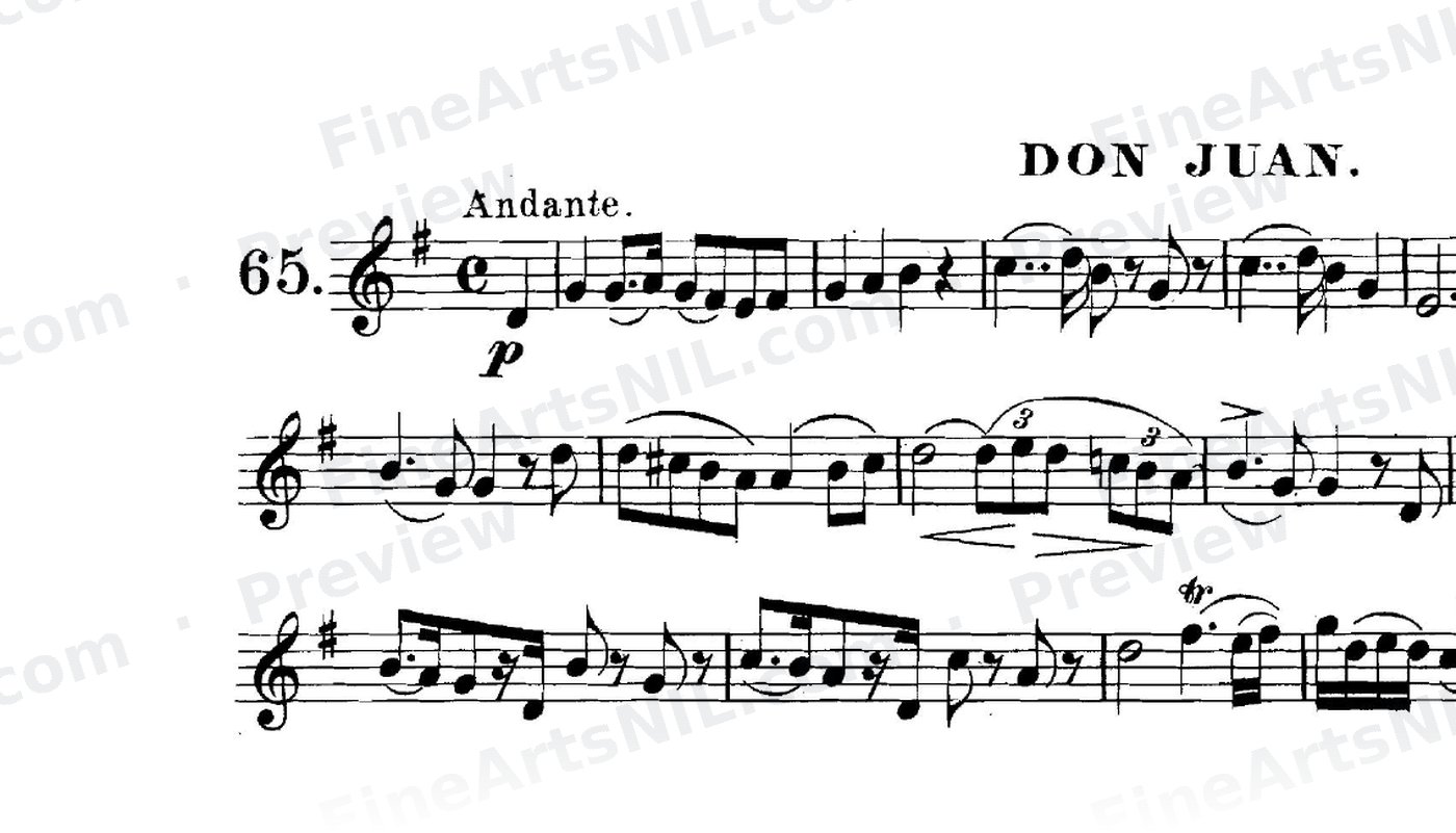 The Art of Phrasing / No. 65 / Don Juan.