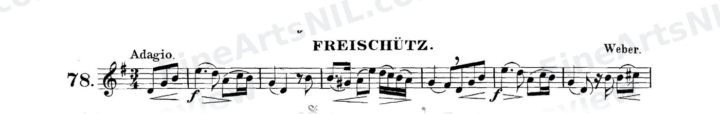 The Art of Phrasing / No. 78 / Freischütz.